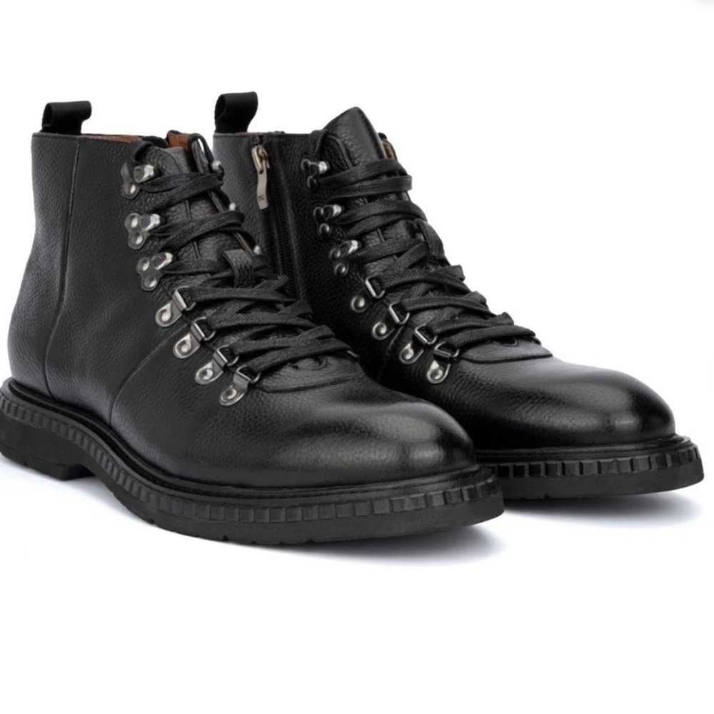 New Vintage Foundry Black Leather Chukka Boots Sz 8